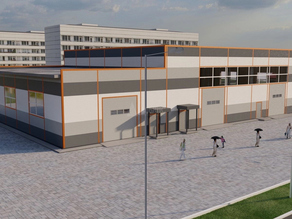 3D визуализация Проект СТО из сэндвич-панелей - фото 4