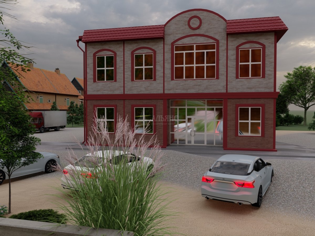 3D визуализация Магазин из сэндвич-панелей - фото 4