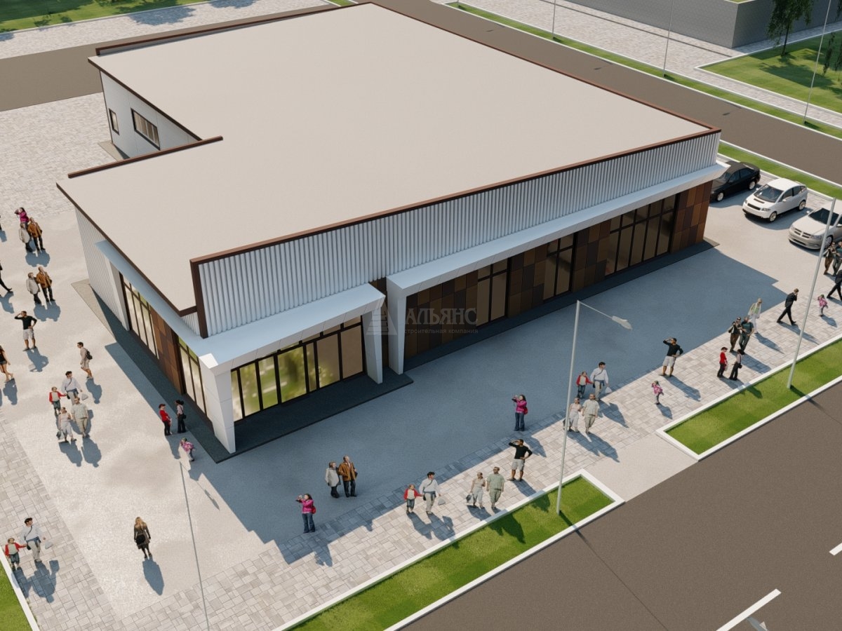 3D визуализация Магазин из сэндвич-панелей - фото 5
